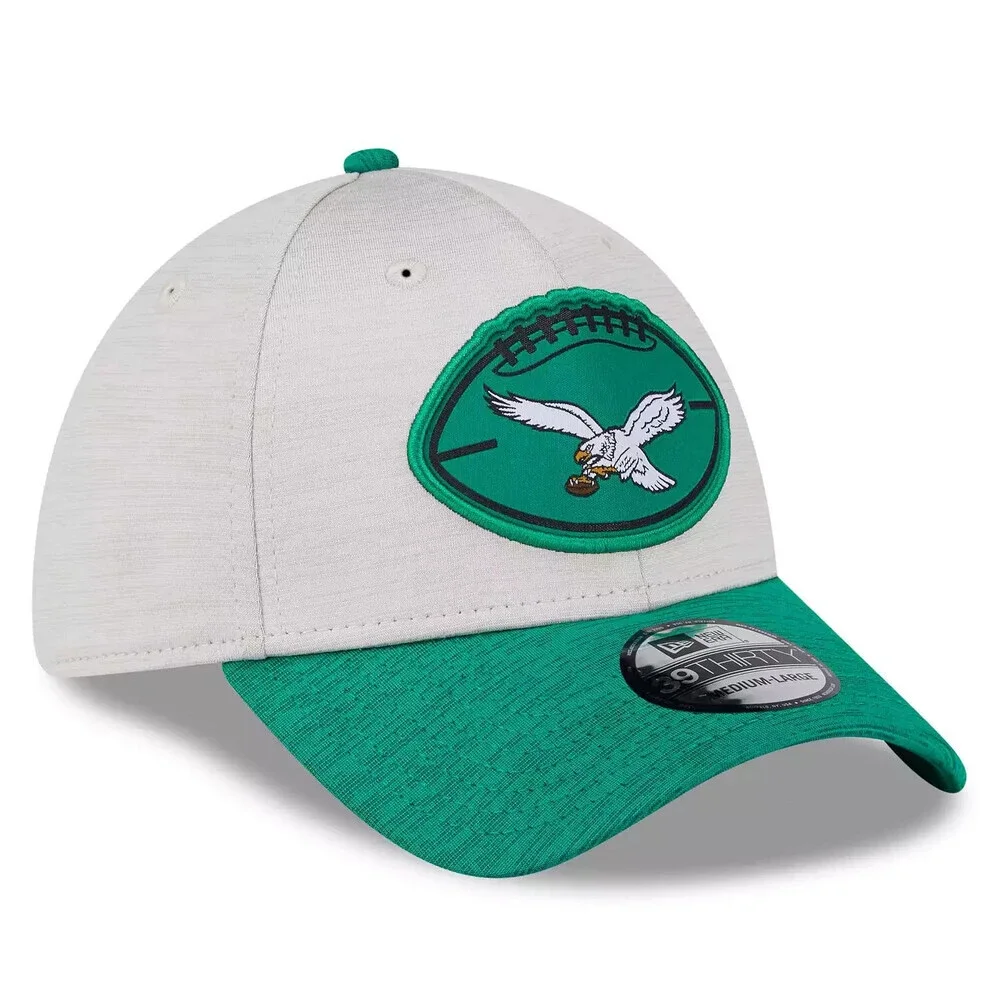 New Era 39THIRTY Philadelphia Eagles 2024 M/L Sideline Historic Flex Hat UPS258